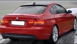 Pachet Exterior Complet compatibil cu BMW Seria 3 E92 E93 Cabrio Coupe (2006-2009) M Design Evacuare Stanga Dubla-image-6050425