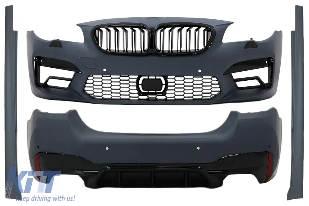 Pachet Exterior Complet compatibil cu BMW Seria 5 F10 (2010-2017) Conversie la G30 LCI M5 Design