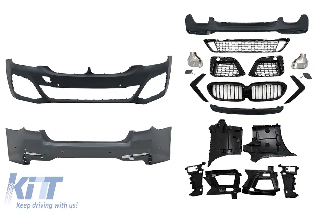 Pachet Exterior Complet compatibil cu BMW Seria 5 G30 (2017-2019) M-Tech Design-image-6096274