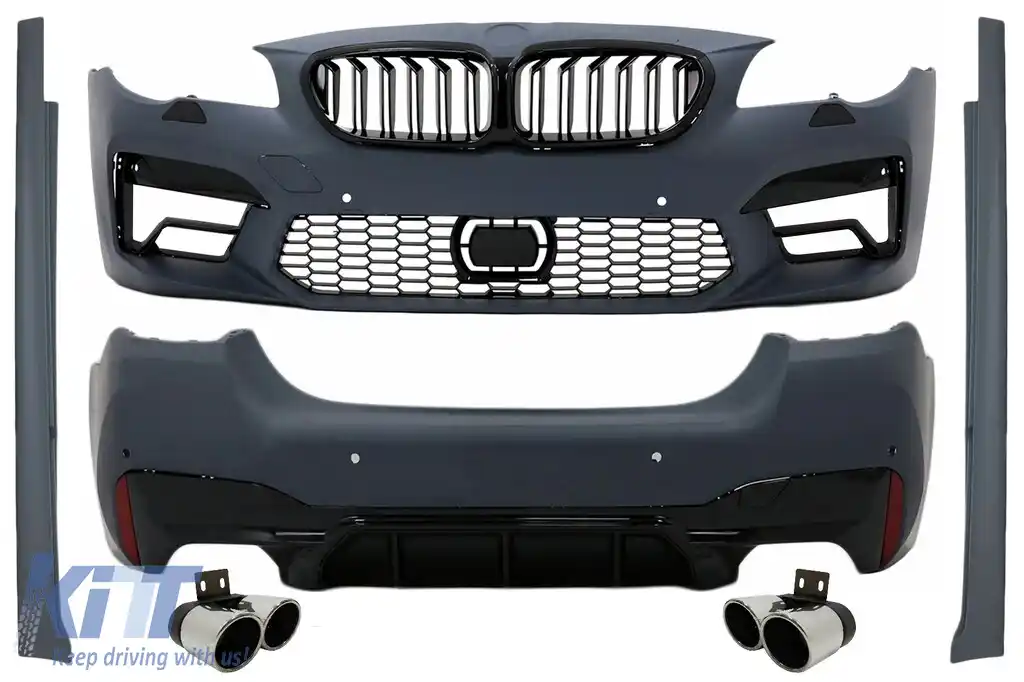 Pachet Exterior Complet compatibil cu BMW Seria 5 F10 (2010-2017) Conversie la G30 LCI M5 Design
