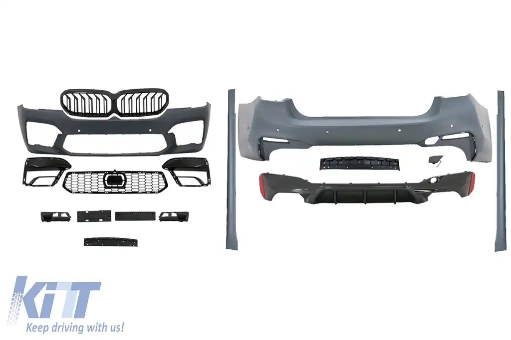 Pachet Exterior Complet compatibil cu BMW Seria 5 G30 (2017-2019) Conversie la G30 M5 LCI 2020 Design-image-6114435