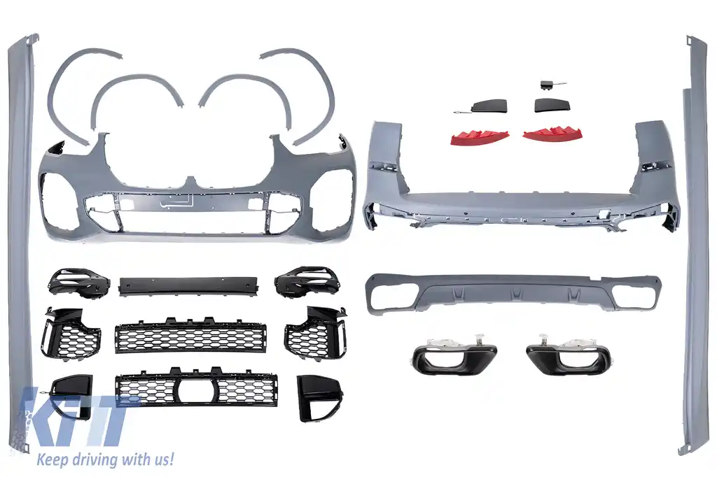 Pachet Exterior Complet compatibil cu BMW X5 G05 (2018-2022) M-Tech Design