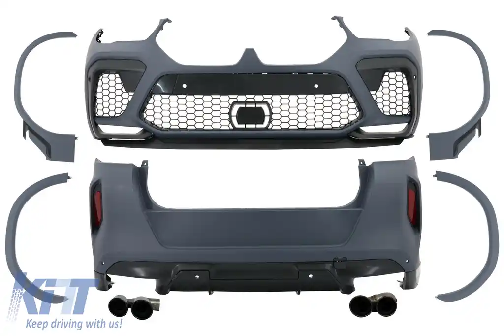 Pachet Exterior Complet compatibil cu BMW X6 G06 (10.2019-up) X6M Design