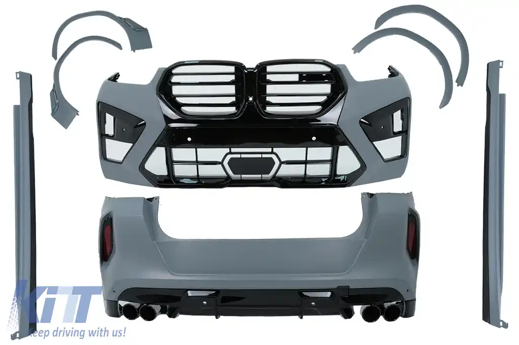 Pachet Exterior Complet compatibil cu BMW X6 G06 (2019-03.2023) & LCI (2024-) X6M Design