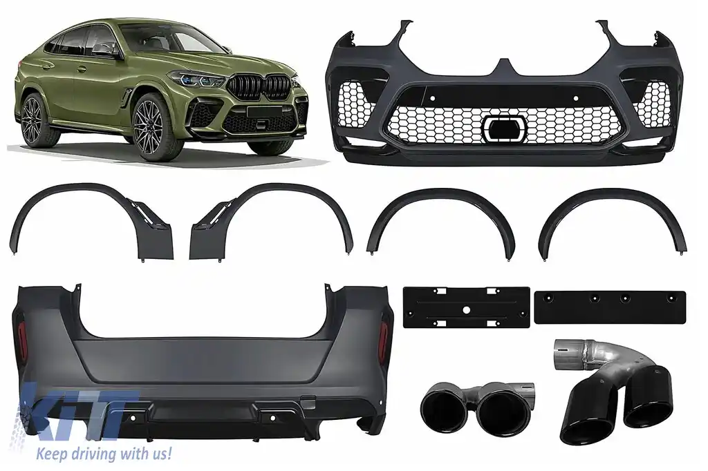 image-19-Pachet Exterior Complet compatibil cu BMW X6 G06 (2018-2022) X6M Design