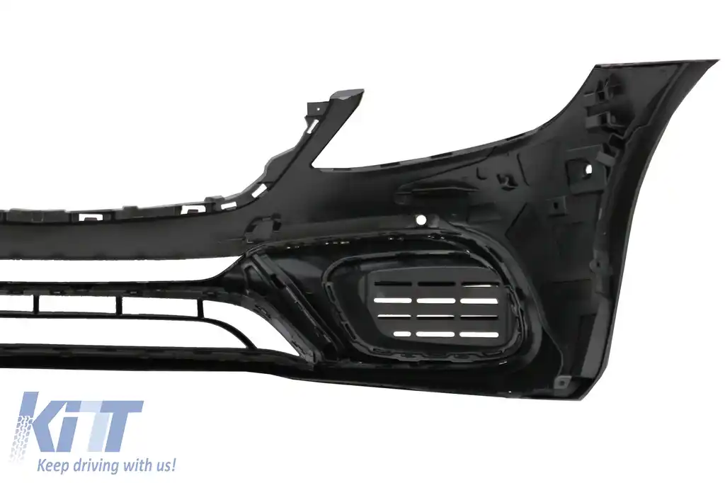 Pachet Exterior Complet compatibil cu Mercedes S-Class W222 Facelift (2013-06.2017) S63 Design Cu Grila Centrala Negru Lucios-image-6034015