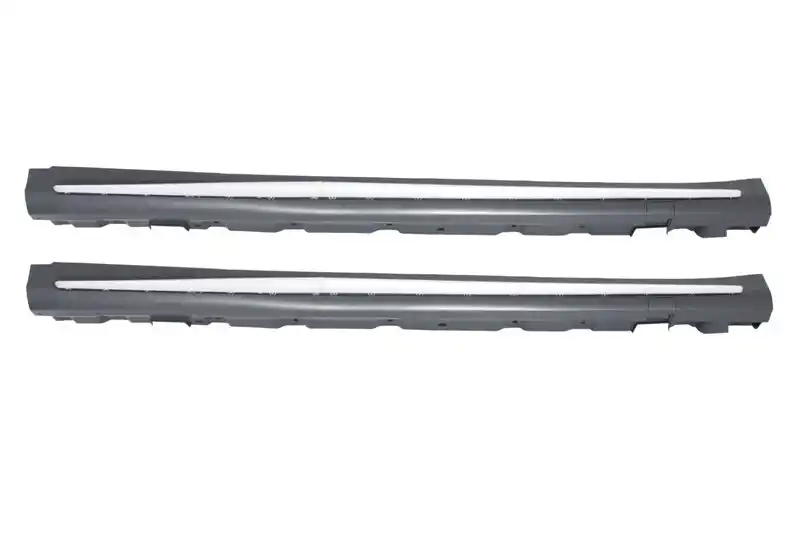 Pachet Exterior Complet compatibil cu Mercedes S-Class W222 Facelift (2013-06.2017) S63 Design Cu Grila Centrala Negru Lucios-image-6034017