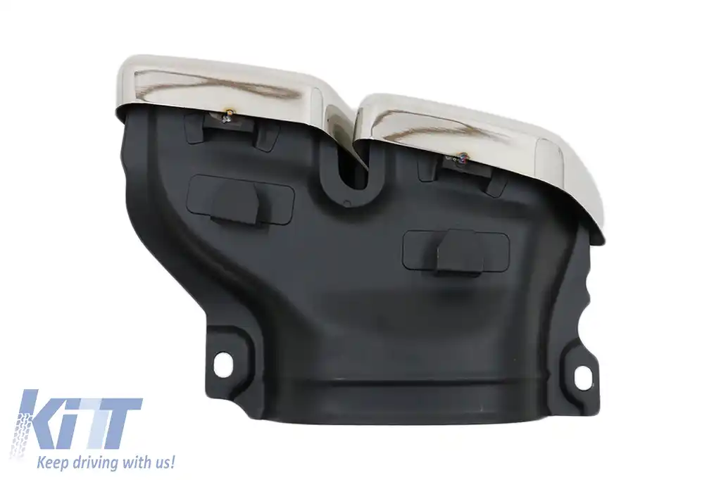Pachet Exterior Complet compatibil cu Mercedes S-Class W222 Facelift (2013-06.2017) S63 Design Cu Grila Centrala Negru Lucios-image-6034021