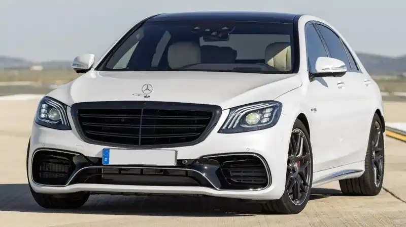 Pachet Exterior Complet compatibil cu Mercedes S-Class W222 Facelift (2013-06.2017) S63 Design Cu Grila Centrala Negru Lucios-image-6034023