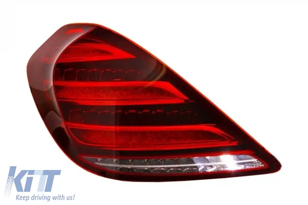Pachet Exterior Complet compatibil cu Mercedes S-Class W222 (2013-06.2017) Facelift S63 Design Cu Stopuri Full LED Semnalizare Dinamica-image-6040309