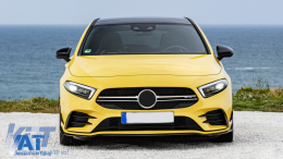 Pachet Exterior Complet compatibil cu Mercedes A-Class W177 5 Usi Hatchback (2018-2022) A35 Design-image-6087420