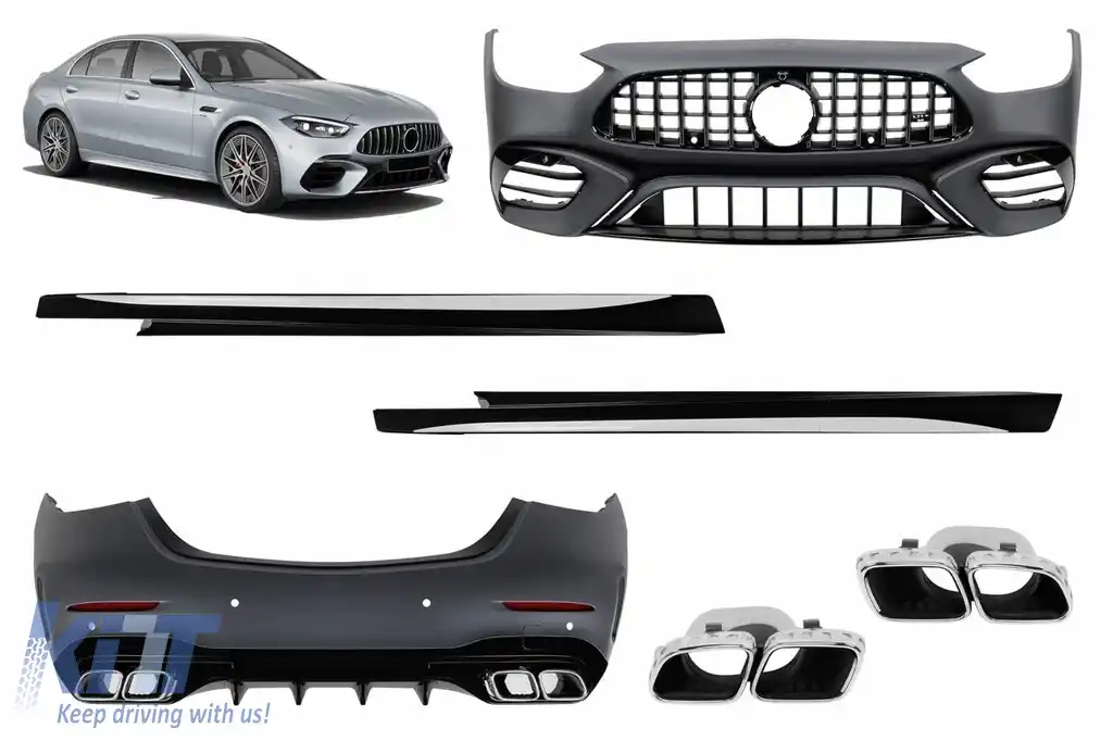 Pachet Exterior Complet compatibil cu Mercedes C-Class W206 Sedan (2021-) C63 Design