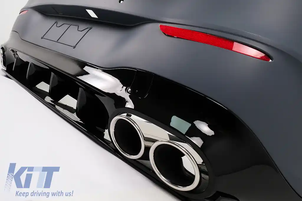 Pachet Exterior Complet compatibil cu Mercedes CLA C118 Sedan X118 Shooting Brake (2019-) CLA45 Design-image-6109666