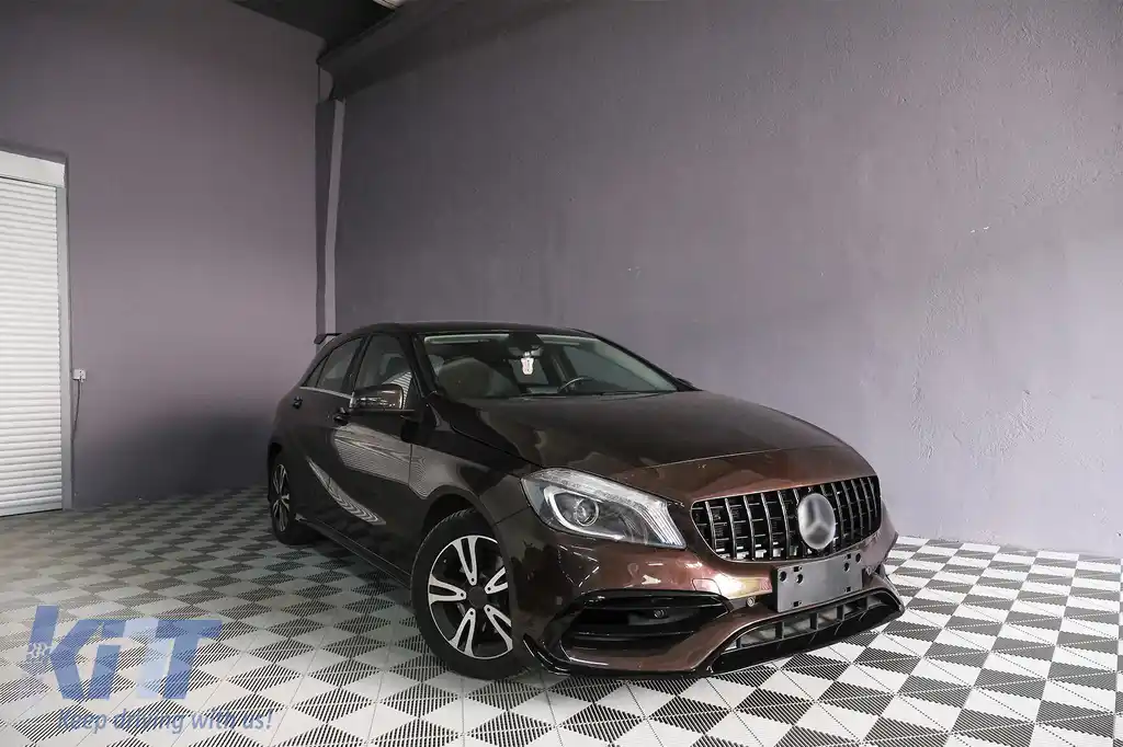 Pachet Exterior Complet compatibil cu Mercedes A-Class W176 (2012-2018) Facelift A45 Design-image-6108169