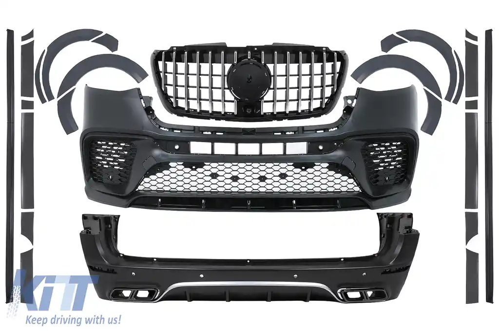 Pachet Exterior Complet compatibil cu Mercedes Sprinter W907 W910 5.9 meter (2019-2021)