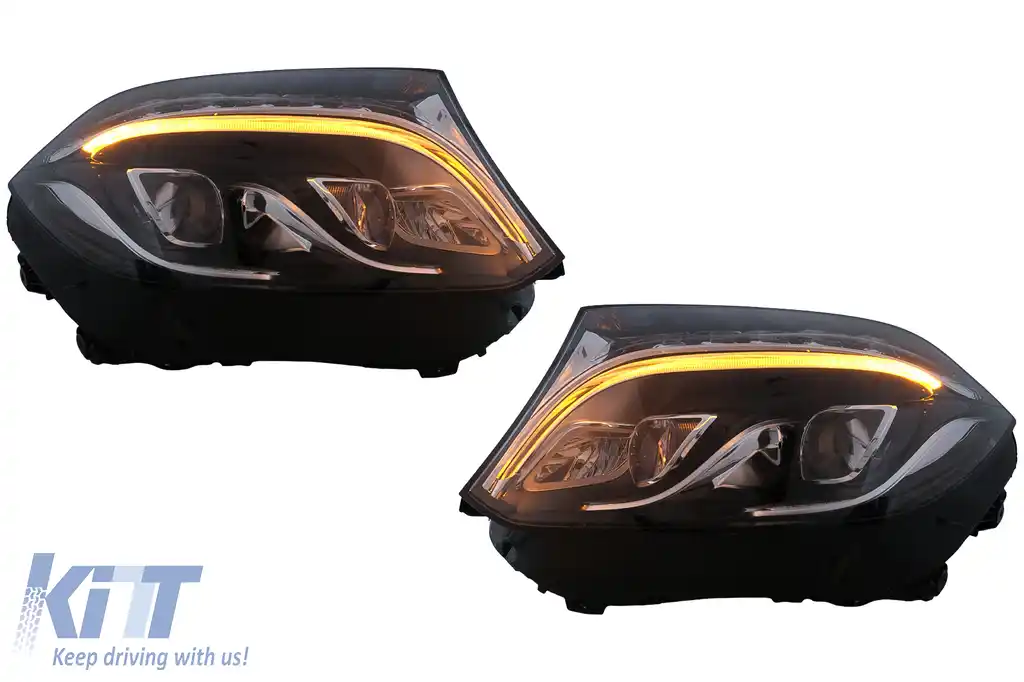 Pachet Exterior Complet compatibil cu Mercedes GL-Class X166 (2012-2016) Conversie la 2016 GL63 Design-image-6114887