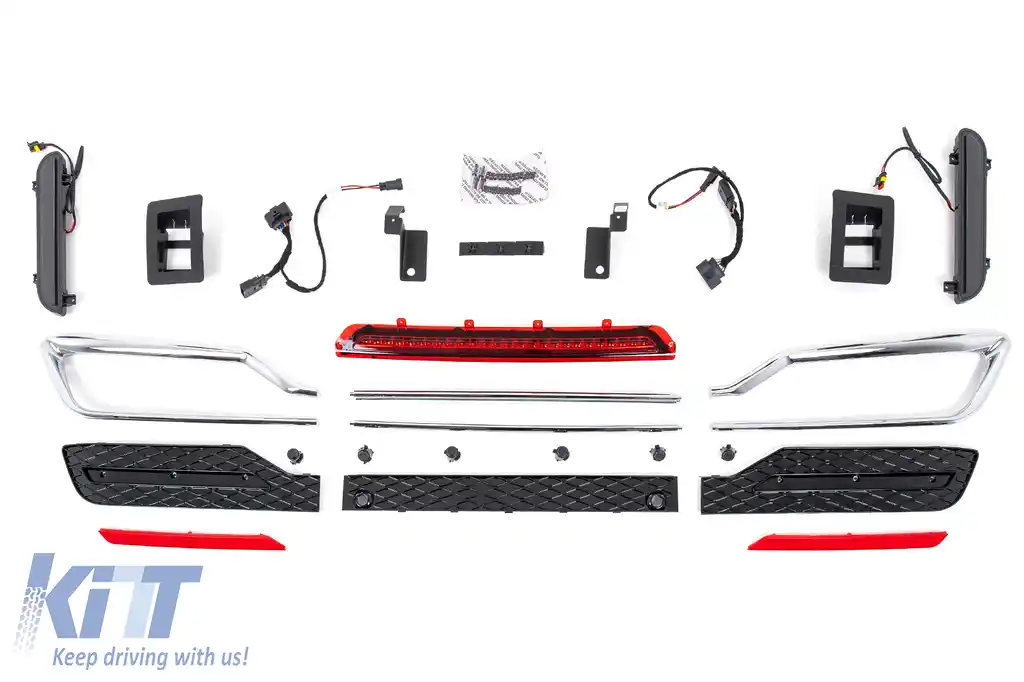 Pachet Exterior Complet compatibil cu Mercedes Vito  (2016-2023) Conversie la  2024 V Design-image-6127311
