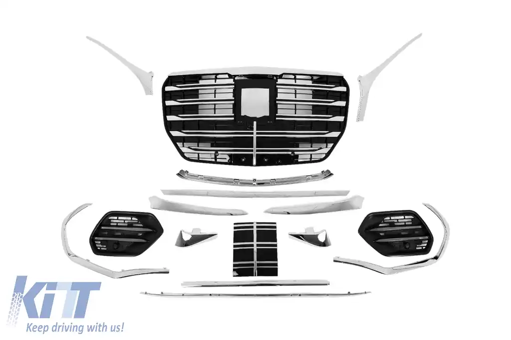 Pachet Exterior Complet compatibil cu Mercedes Vito  (2016-2023) Conversie la  2024 V Design-image-6127342