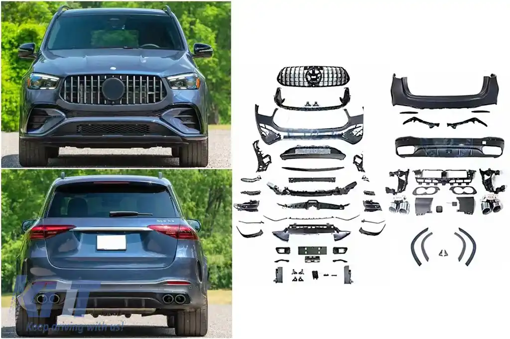 image-4-Pachet Exterior Complet compatibil cu Mercedes GLE W167 SUV (2019-Up) GLE 63S Design