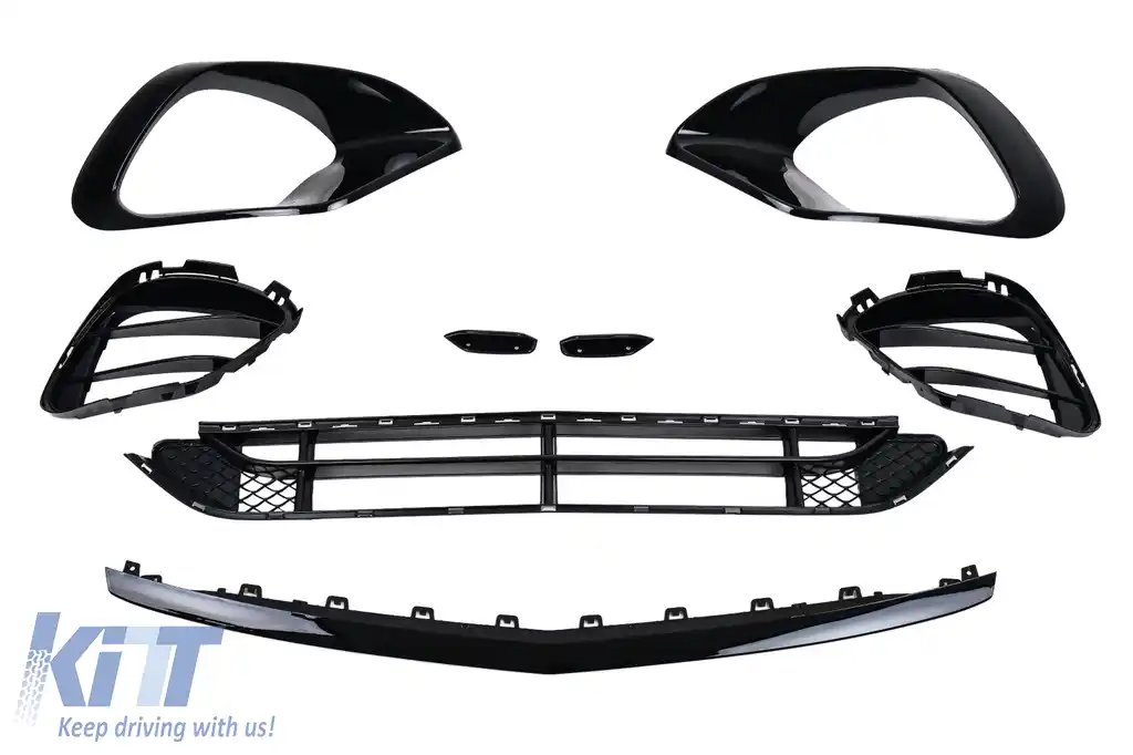 Pachet Exterior Complet compatibil cu Mercedes CLA C118 Sedan X118 Shooting Brake (2019-05.2023) CLA45 Design-image-6211388