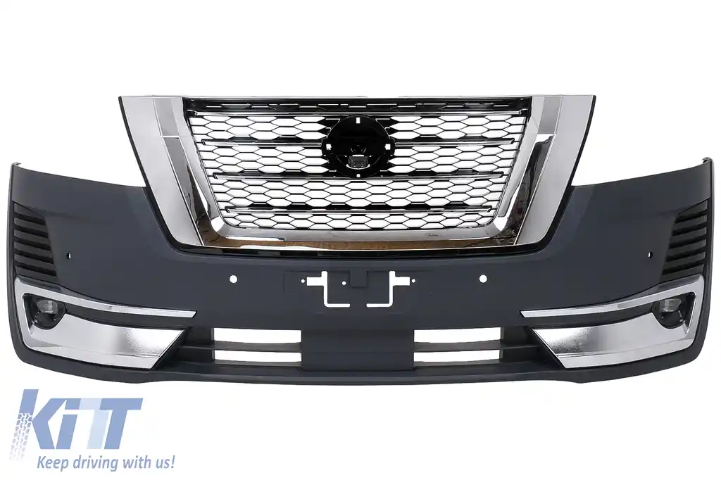 Pachet Exterior Complet compatibil cu Nissan Patrol Y62 (2015-2019) Conversie la 2020 Design-image-6114089