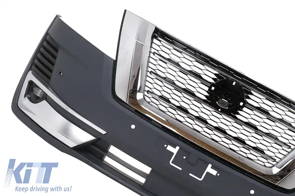 Pachet Exterior Complet compatibil cu Nissan Patrol Y62 (2015-2019) Conversie la 2020 Design-image-6114090