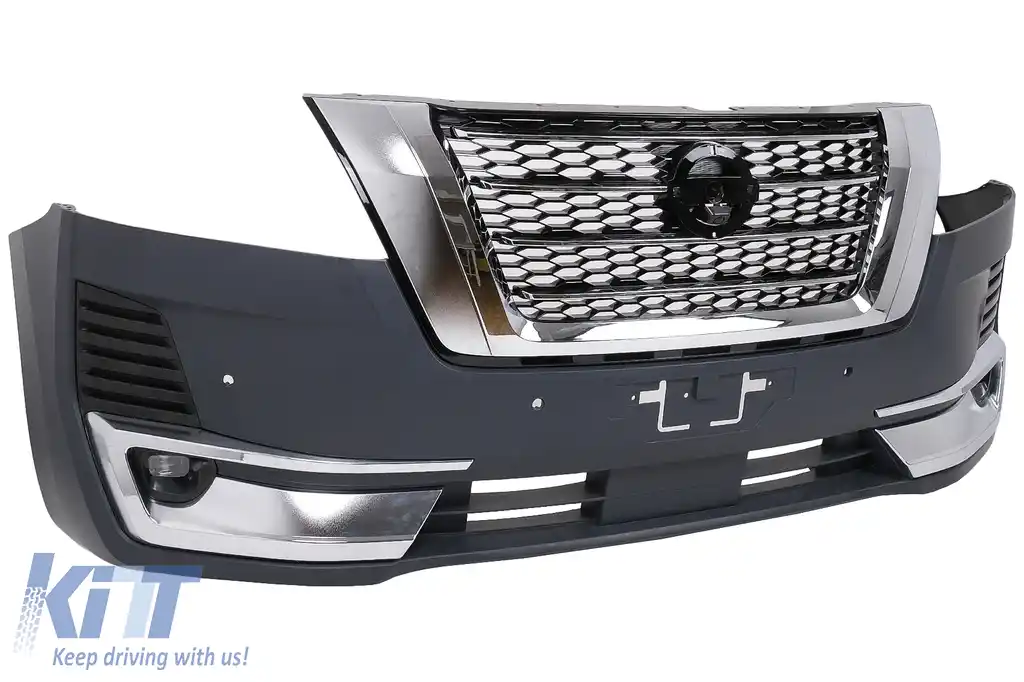 Pachet Exterior Complet compatibil cu Nissan Patrol Y62 (2015-2019) Conversie la 2020 Design-image-6114091