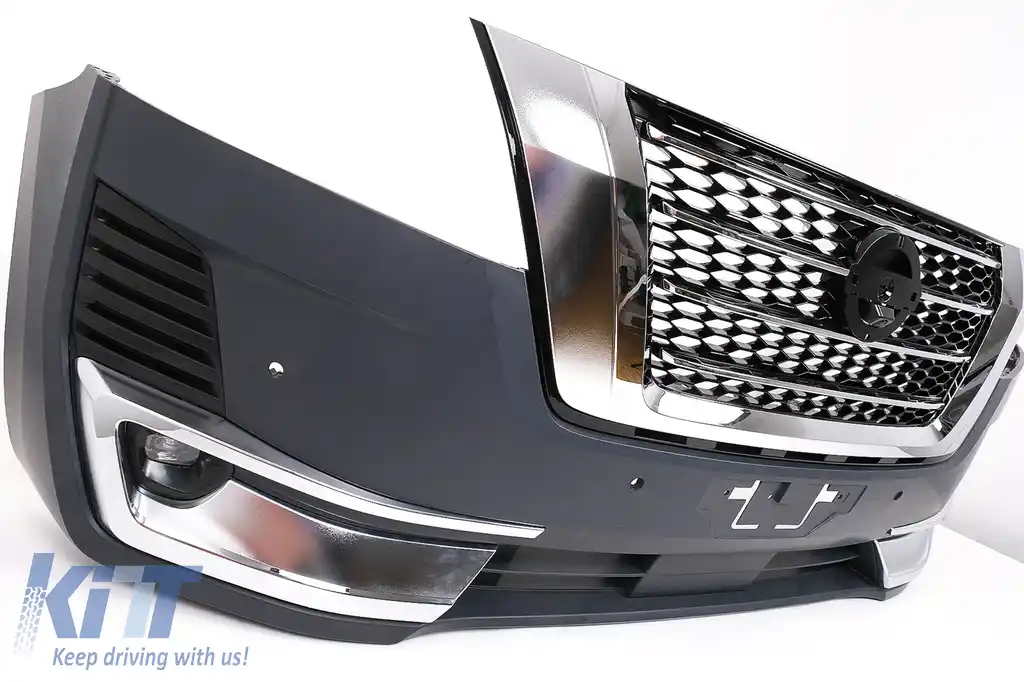 Pachet Exterior Complet compatibil cu Nissan Patrol Y62 (2015-2019) Conversie la 2020 Design-image-6114093