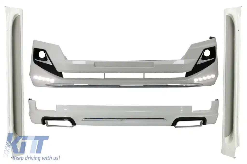 Pachet Exterior Complet compatibil cu Toyota Land Cruiser FJ150 (2014-2017) Modellista Design