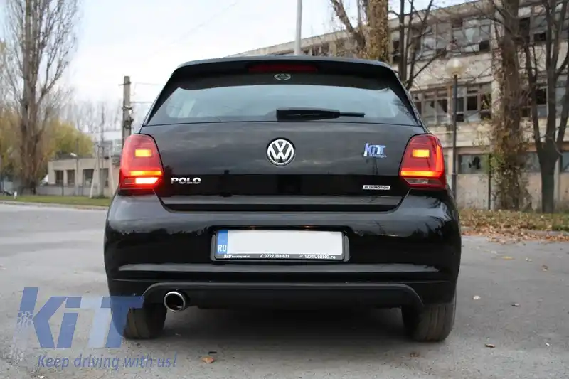 Pachet Exterior Complet compatibil cu VW Polo 6R 6C (2010-2017) R-Line Design-image-6019951