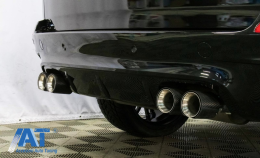 Pachet Exterior Complet cu Aripi Laterale Fata cu Tobe Ornamente Sistem de evacuare Carbon Fiber compatibil cu BMW X5 E70 (2007-2013) X5M M Design-image-6068491