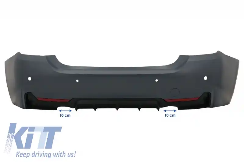 Pachet Exterior Complet cu Aripi Laterale Negru compatibil cu BMW Seria 4 F32 Coupe F33 Cabrio (2013-up) M-Performance Design-image-6062745