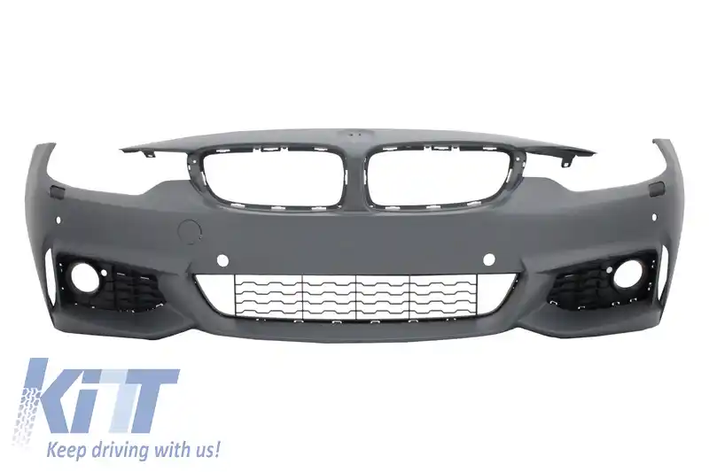 Pachet Exterior Complet cu Eleron Portbagaj compatibil cu BMW Seria 4 F32 Coupe (2013-up) Capace oglinzi si Grile Centrale Sport Design-image-6062918