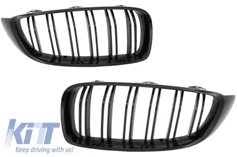 Pachet Exterior Complet cu Eleron Portbagaj compatibil cu BMW Seria 4 F32 Coupe (2013-up) Capace oglinzi si Grile Centrale Sport Design-image-6062925