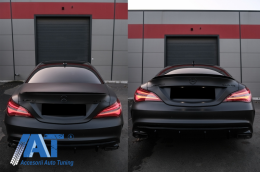 Pachet Exterior Complet cu Mercedes CLA W117 C117 (2013-2018) Facelift CLA45 Design si Grila centrala-image-6057778