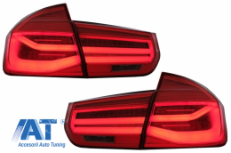Pachet Exterior Complet M-Performance compatibil cu BMW (F30) si Stopuri LED cu Semnal Dinamic Secvential 2011-up-image-6064724