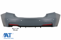 Pachet Exterior cu Difuzor Evacuare compatibil cu BMW Seria 3 F30 (2011-2019) M-Performance Design-image-6077499