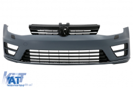 Pachet Exterior cu Faruri G7.5 Look LED Semnal Dinamic compatibil cu VW Golf 7 VII (11/2012-07/2017) R Design-image-6048544