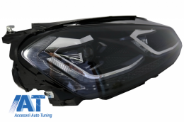 Pachet Exterior cu Faruri G7.5 Look LED Semnal Dinamic compatibil cu VW Golf 7 VII (11/2012-07/2017) R Design-image-6048553