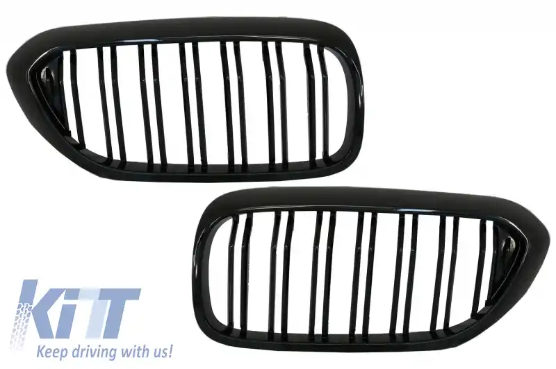 Pachet Exterior cu Grile Centrale si Tobe Ornament compatibil cu BMW Seria 5 G30 (2017-2019) M-Tech Design-image-6068609