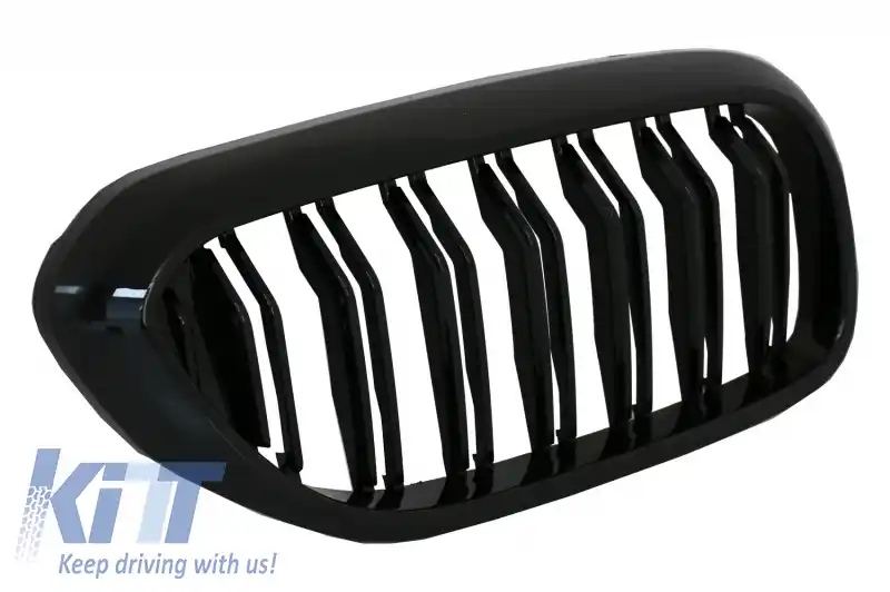 Pachet Exterior cu Grile Centrale si Tobe Ornament compatibil cu BMW Seria 5 G30 (2017-2019) M-Tech Design-image-6068610
