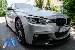 Pachet Exterior cu Prelungire Bara Fata si Difuzor compatibil cu BMW Seria 3 F30 (2011-2019) M-Performance Design Carbon-image-6077400