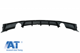 Pachet Exterior cu Prelungire Bara Fata si Difuzor cu Evacuare Dubla compatibil cu BMW Seria 3 F30 (2011-2019) M-Performance Design Carbon-image-6077456