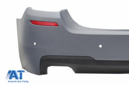 Pachet Exterior cu Prelungire Bara si Capace oglinzi compatibil cu BMW Seria 5 F10 Non LCI (2011-2014) M Design Carbon-image-6079141