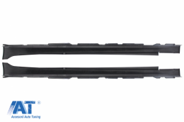 Pachet Exterior cu Prelungire Bara si Capace oglinzi compatibil cu BMW Seria 5 F10 Non LCI (2011-2014) M Design Carbon-image-6079146