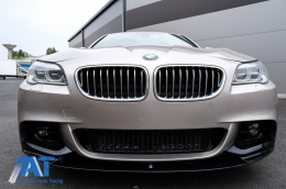 Pachet Exterior cu Prelungire Bara si Capace oglinzi compatibil cu BMW Seria 5 F10 Non LCI (2011-2014) M Design Carbon-image-6079160