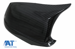 Pachet Exterior cu Prelungire Bara si Capace oglinzi compatibil cu BMW Seria 5 F10 Non LCI (2011-2014) M Design Carbon-image-6079172