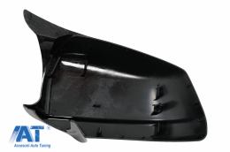 Pachet Exterior cu Prelungire Bara si Capace oglinzi compatibil cu BMW Seria 5 F10 Non LCI (2011-2014) M Design Carbon-image-6079174