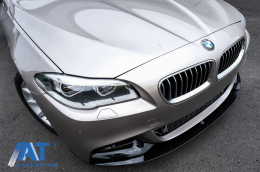 Pachet Exterior cu Prelungire Bara si Capace oglinzi arbon Real compatibil cu BMW Seria 5 F10 Non LCI (2011-2014) M Design-image-6079222