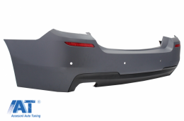 Pachet Exterior cu Prelungire Bara si Capace oglinzi arbon Real & Toba Ornament Carbon Mat compatibil cu BMW Seria 5 F10 Non LCI (2011-2014) M Design-image-6081170
